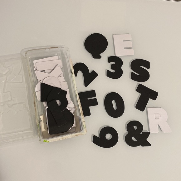 Project/Art Set Supplies Lot - Poster Board, Colorful Paper, Letters & Numbers - Picture 6 of 6